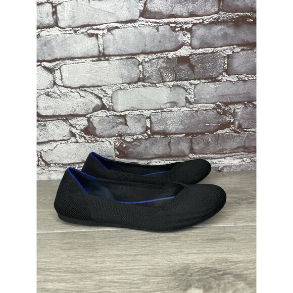 Rothy's The Loafer Black Fabric Round Toe Knit Flats Shoes Women Sz 7M US/37.5EU - Picture 14 of 16